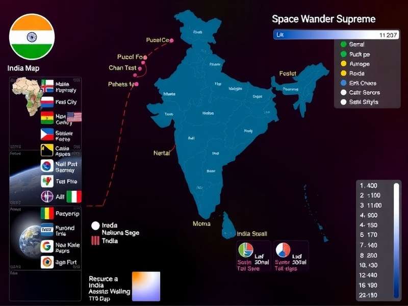 Space Wanderer Supreme India Popularity Map